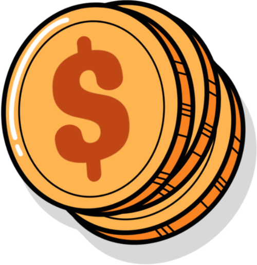 illustration of coins